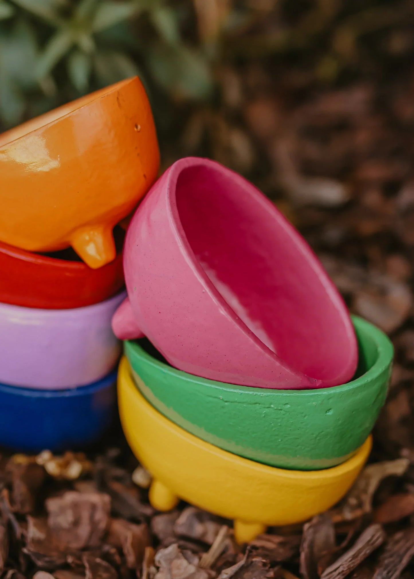 Mini Pink Cauldron | Cast Iron