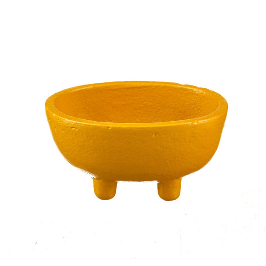 Mini Yellow Cauldron | Cast Iron