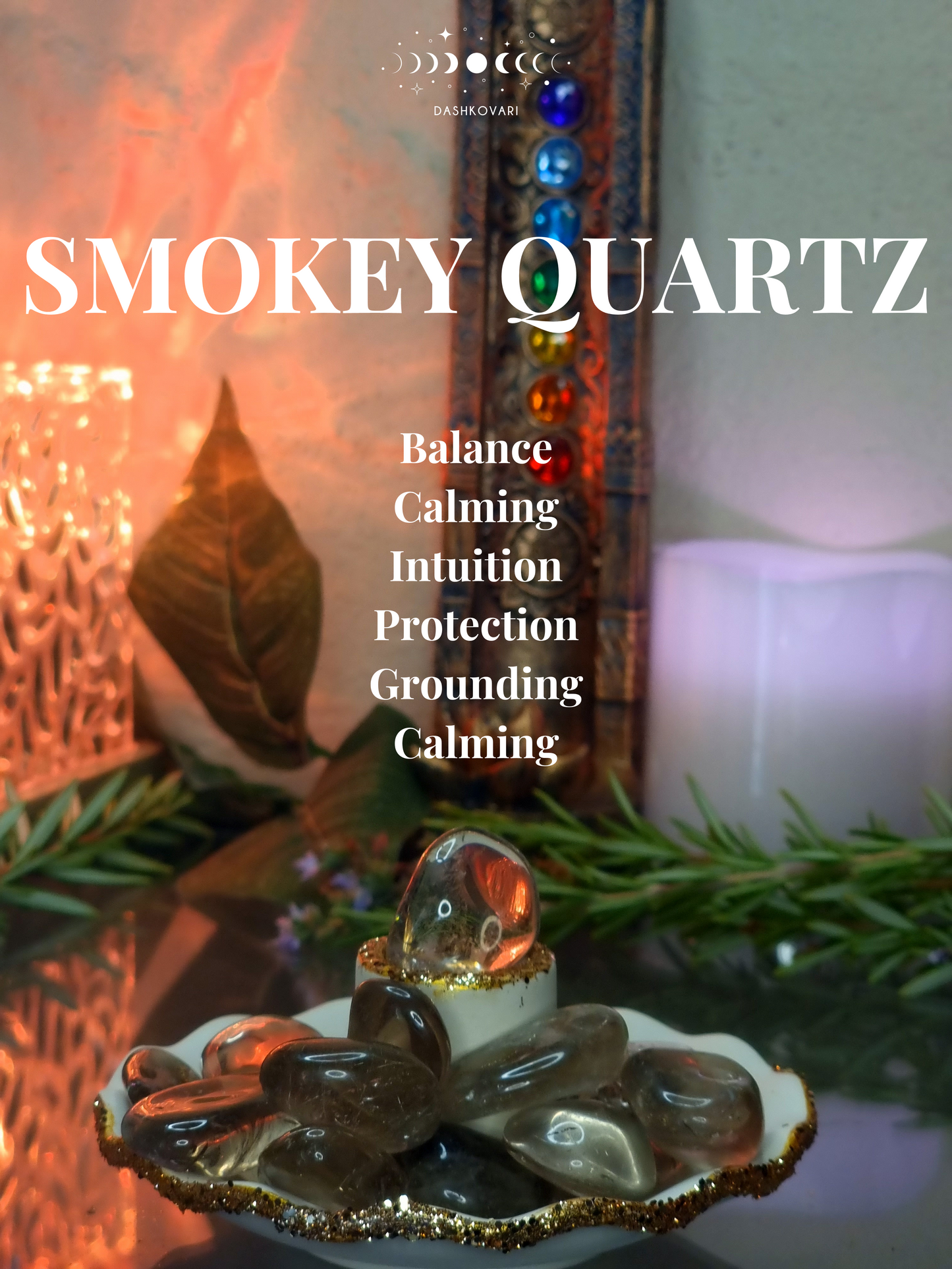 Smokey Quartz Tumbled Stone