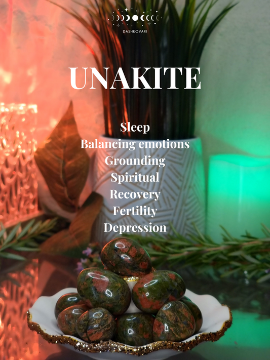 Unakite Tumbled Stone