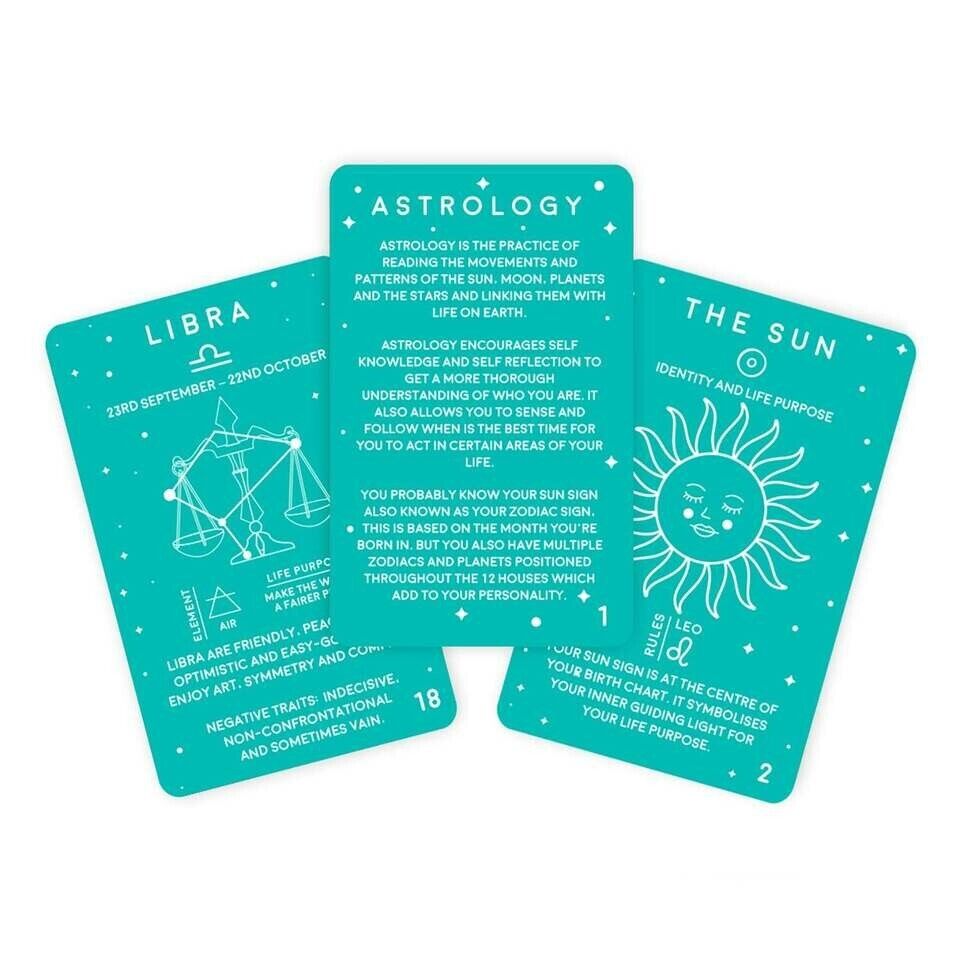 ASTROLOGY CARDS | SET OF 100