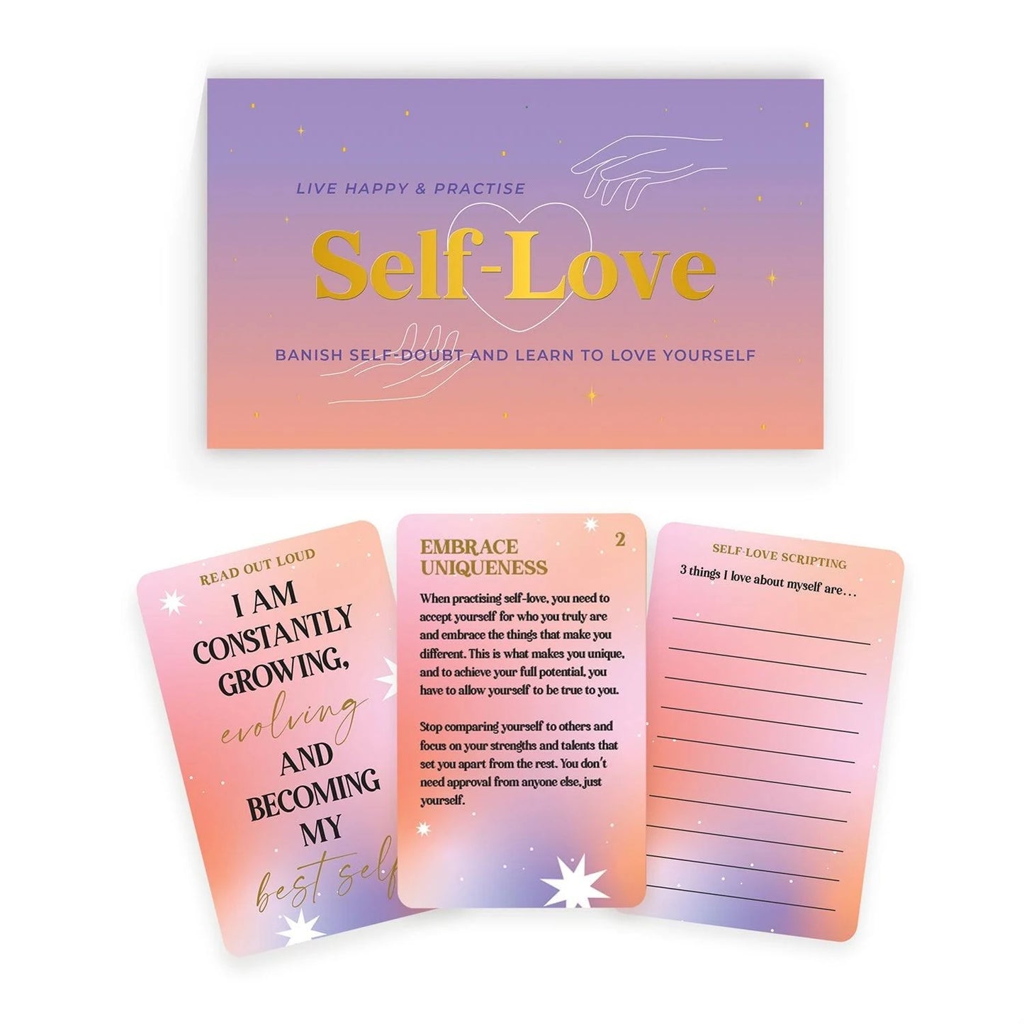 SELF LOVE CARDS | SET OF 100